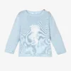 Foque Boys Blue Cotton Seahorse Jumper