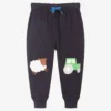Frugi Blue Sheep & Tractor Joggers