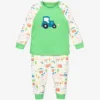 Frugi Boys Green Farm Pyjamas