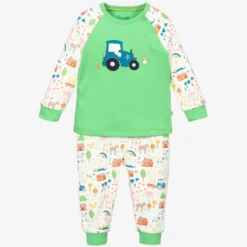 Frugi Boys Green Farm Pyjamas
