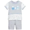 FS Baby Grey Cotton Shorts Set
