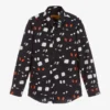 Gresham Blake For Childrensalon Black Cotton Nick 90's Shirt