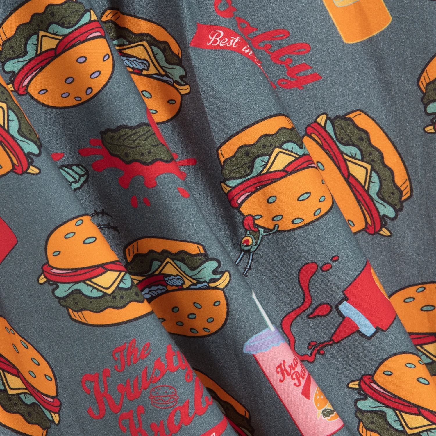 Gresham Blake For Childrensalon Boys SPONGEBOB Cotton Shirt 4 Gresham Blake For Childrensalon Boys SPONGEBOB Cotton Shirt - Image 4