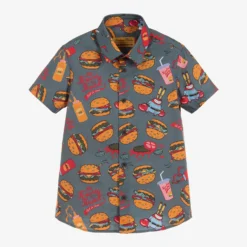 Gresham Blake For Childrensalon Boys SPONGEBOB Cotton Shirt