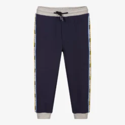 Guess Boys Navy Blue Logo Joggers