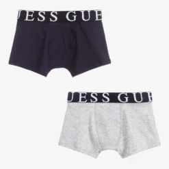 Guess Grey & Blue Boxers (2 Pack)