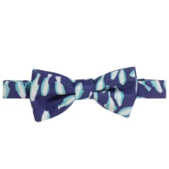 Hackett London Boys Blue Silk Bow Tie (9cm)