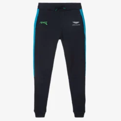 Hackett Aston Martin Racing Boys Navy Blue AMR Joggers