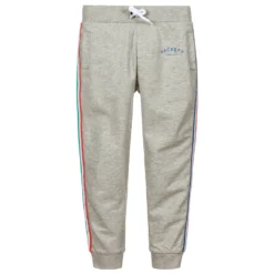 Hackett London Grey Logo Jersey Joggers