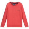 Hackett London Red Cotton Logo Sweater