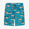 Hatley Boys Blue Fish Swim Shorts (UPF50+)