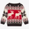 Hatley Boys Grey Fair Isle Sweater