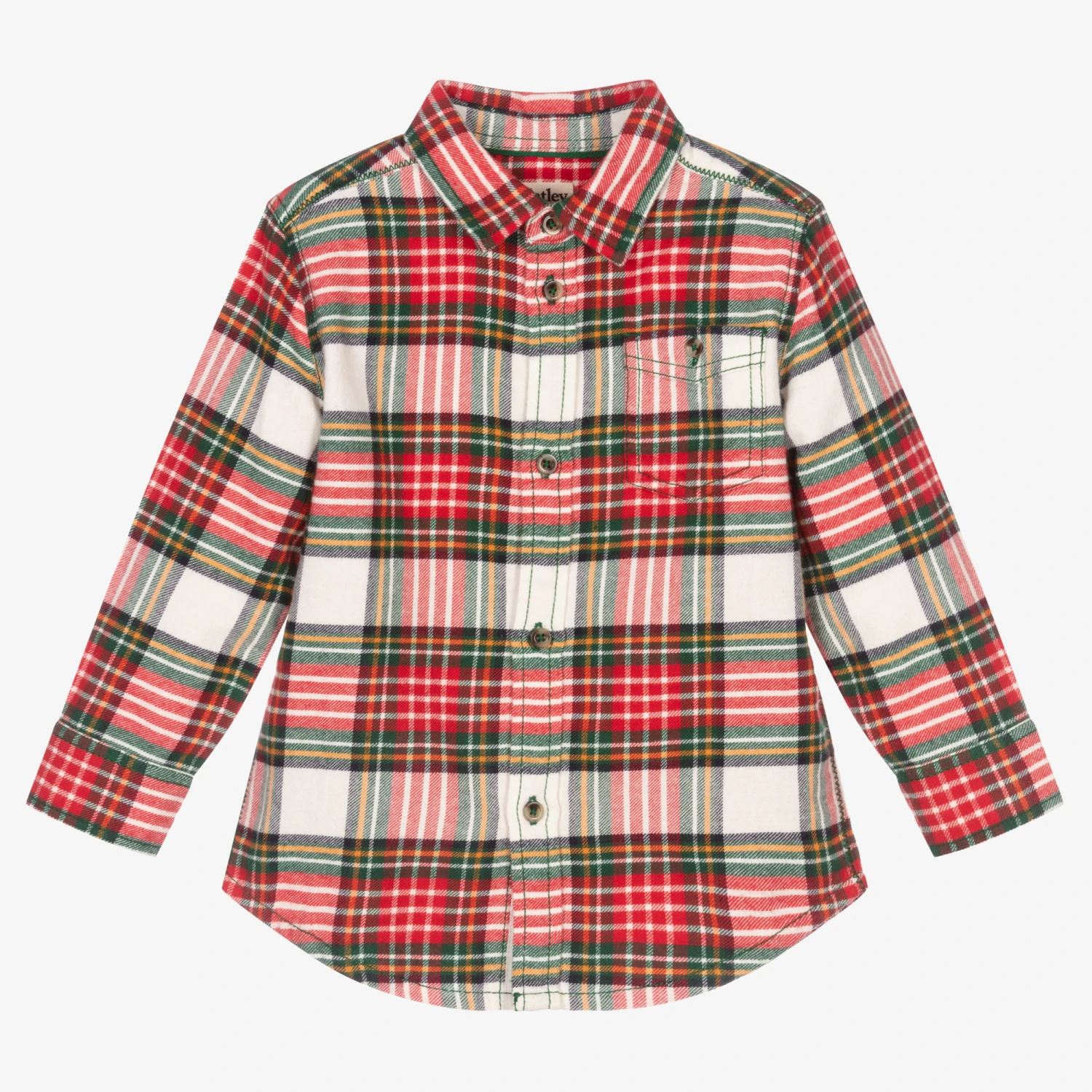 Hatley Boys Red Cotton Check Shirt 1 Hatley Boys Red Cotton Check Shirt