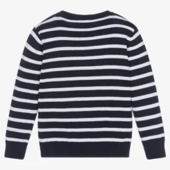 IDO Baby Blue Breton Stripe Cotton Sweater -Outlet Little Gents Set Store ido blue breton stripe cotton sweater 507657 ec7b688300424a44f11e038c592694c1f5ff512b