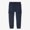IDO Baby Boys Blue Cargo Cotton Trousers
