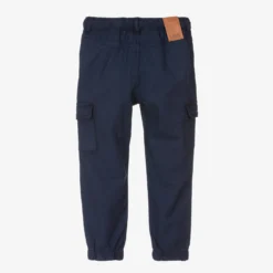 IDO Baby Boys Blue Cargo Cotton Trousers -Outlet Little Gents Set Store ido boys blue cargo cotton trousers 507644 f387ac5b96b394b479c789064cdd0a002d7e2e4e