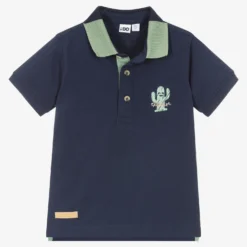 IDO Baby Boys Blue Cotton Cactus Polo Shirt -Outlet Little Gents Set Store ido boys blue cotton cactus polo shirt 507641 10b0fbc04c19e3ebc7b04ca06ab26d8899d9bc8a