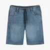 IDO Junior Boys Blue Cotton Jersey Shorts