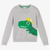 IDO Baby Boys Grey Cotton Sweater