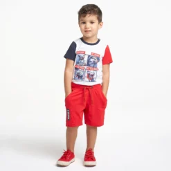 IDO Baby Boys Red Cotton Shorts Set -Outlet Little Gents Set Store ido boys red cotton shorts set 386094 c07892fce05a04b12ae1aa84a3e59f90898a77f0 outfit