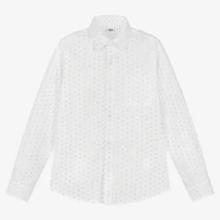 IDO Junior Boys White & Beige Patterned Shirt 5 IDO Junior Boys White & Beige Patterned Shirt -Outlet Little Gents Set Store ido boys white beige patterned shirt 507566 647842887d653bafe1ed4bd97422d9e2b6d49d6f