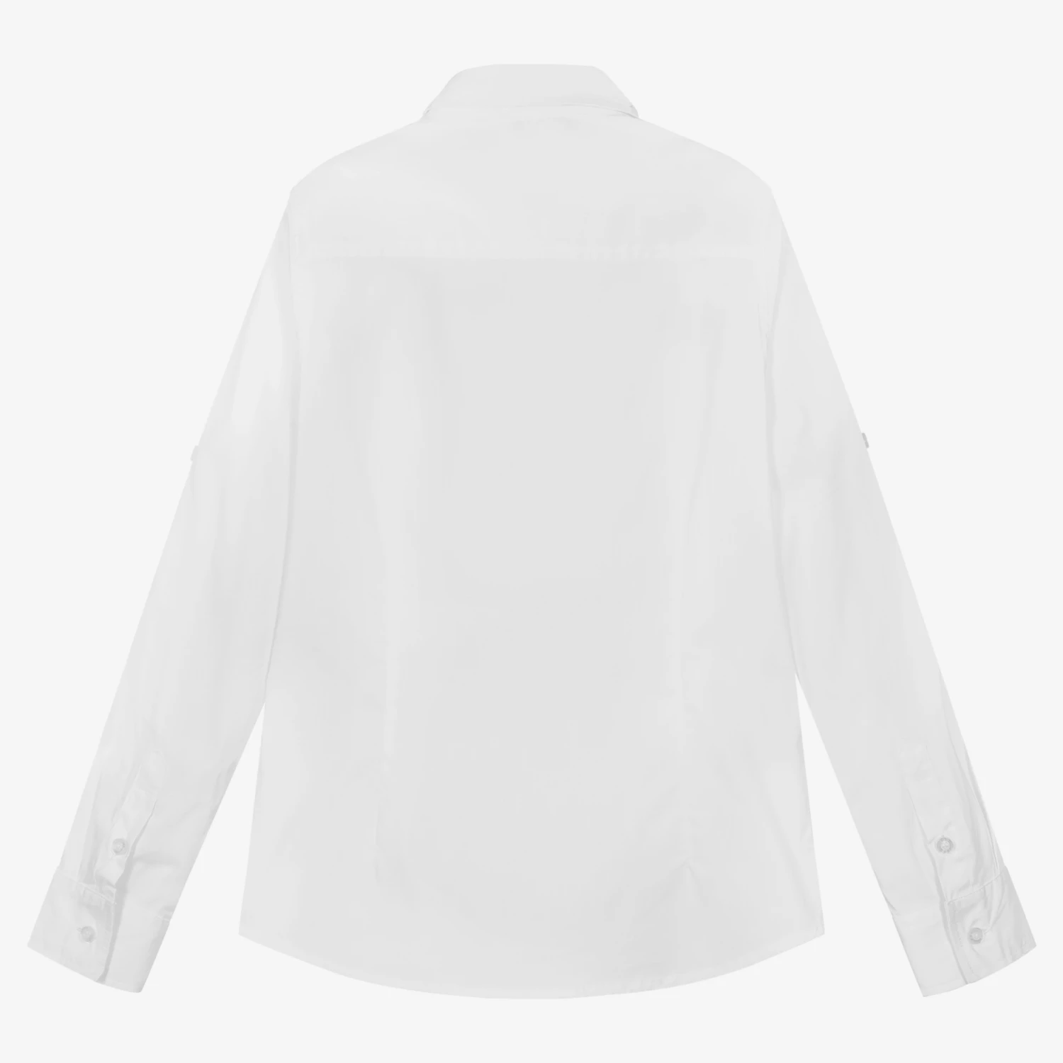 IDO Junior Boys White Cotton Shirt 3 IDO Junior Boys White Cotton Shirt - Image 3