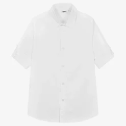 IDO Junior Boys White Cotton Shirt
