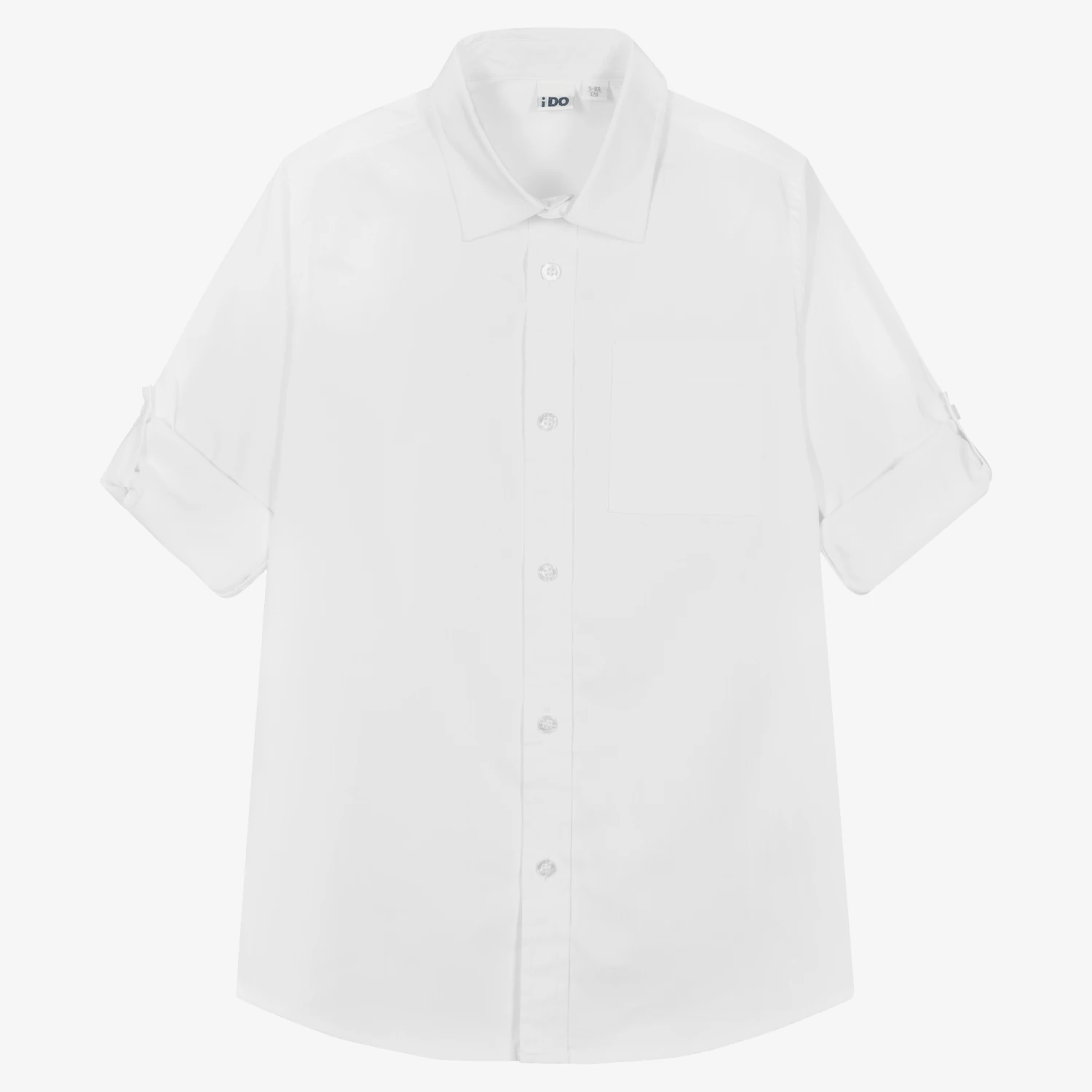 IDO Junior Boys White Cotton Shirt 1 IDO Junior Boys White Cotton Shirt