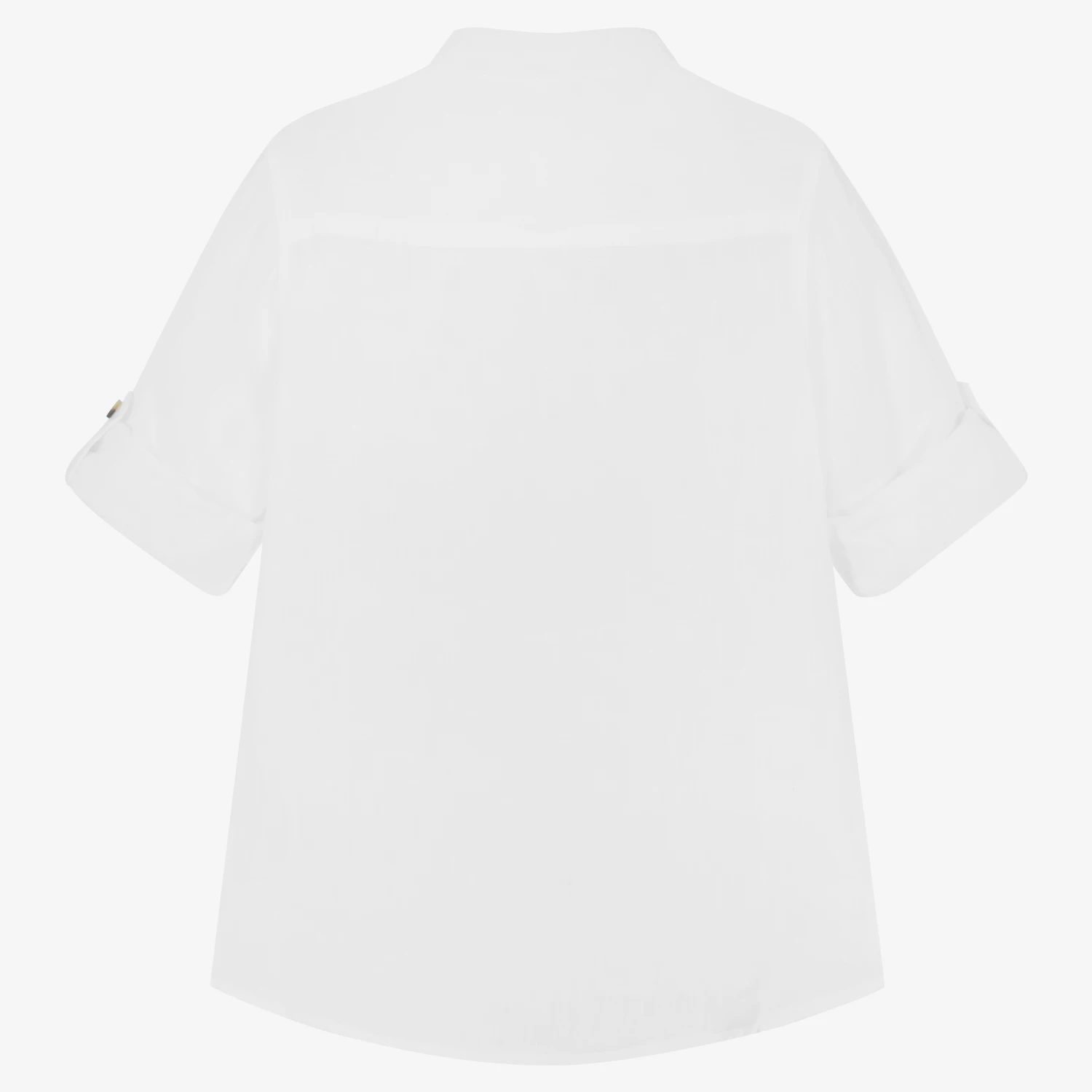 IDO Baby Boys White Linen Shirt 2 IDO Baby Boys White Linen Shirt - Image 2