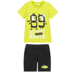 IDO Baby Green & Black Shorts Set -Outlet Little Gents Set Store ido green black shorts set 386007 36563a70ebe5b43834dbec7bcb41c0088a9d65be