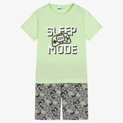 IDO Baby Green Game Short Pyjamas