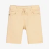 IKKS Boys Beige Cotton Jersey Shorts