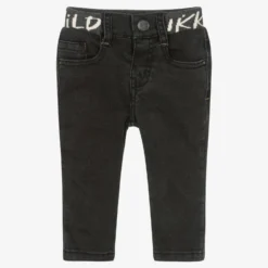 IKKS Boys Black Denim Jeans