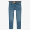 IKKS Boys Blue Cotton Denim Jeans