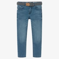 IKKS Boys Blue Cotton Denim Jeans