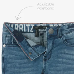 IKKS Boys Blue Cotton Denim Jeans -Outlet Little Gents Set Store ikks boys blue cotton denim jeans 506265 989efd5680103520775719aa1869e8dedbff4553