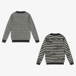 IKKS Reversible Blue Stripe Sweater -Outlet Little Gents Set Store ikks reversible blue stripe sweater 464555 ef9e7b6e8c4fd759a25e2debaec2b5a71687e04d