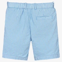 Il Gufo Blue Stripe Bermuda Shorts -Outlet Little Gents Set Store il gufo blue stripe bermuda shorts 431430 1e6a46431940cb5dae0760c4c2ff6311cefe8943