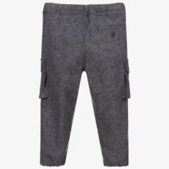 Il Gufo Blue Wool Blend Cargo Trousers -Outlet Little Gents Set Store il gufo blue wool blend cargo trousers 409924 006031a1ac163e2a529553197b925119ca623b20