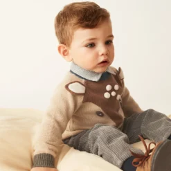 Il Gufo Boys Beige Wool Deer Sweater -Outlet Little Gents Set Store il gufo boys beige wool deer sweater 409870 a9e4749dd20795506ffb8c3dddb50b4c31ceba20 outfit