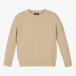 Il Gufo Boys Beige Wool Sweater