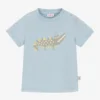 Il Gufo Boys Blue Cotton Crocodile T-Shirt