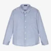 Il Gufo Boys Blue Cotton Shirt