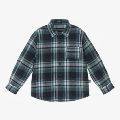 Il Gufo Boys Checked Cotton Shirt