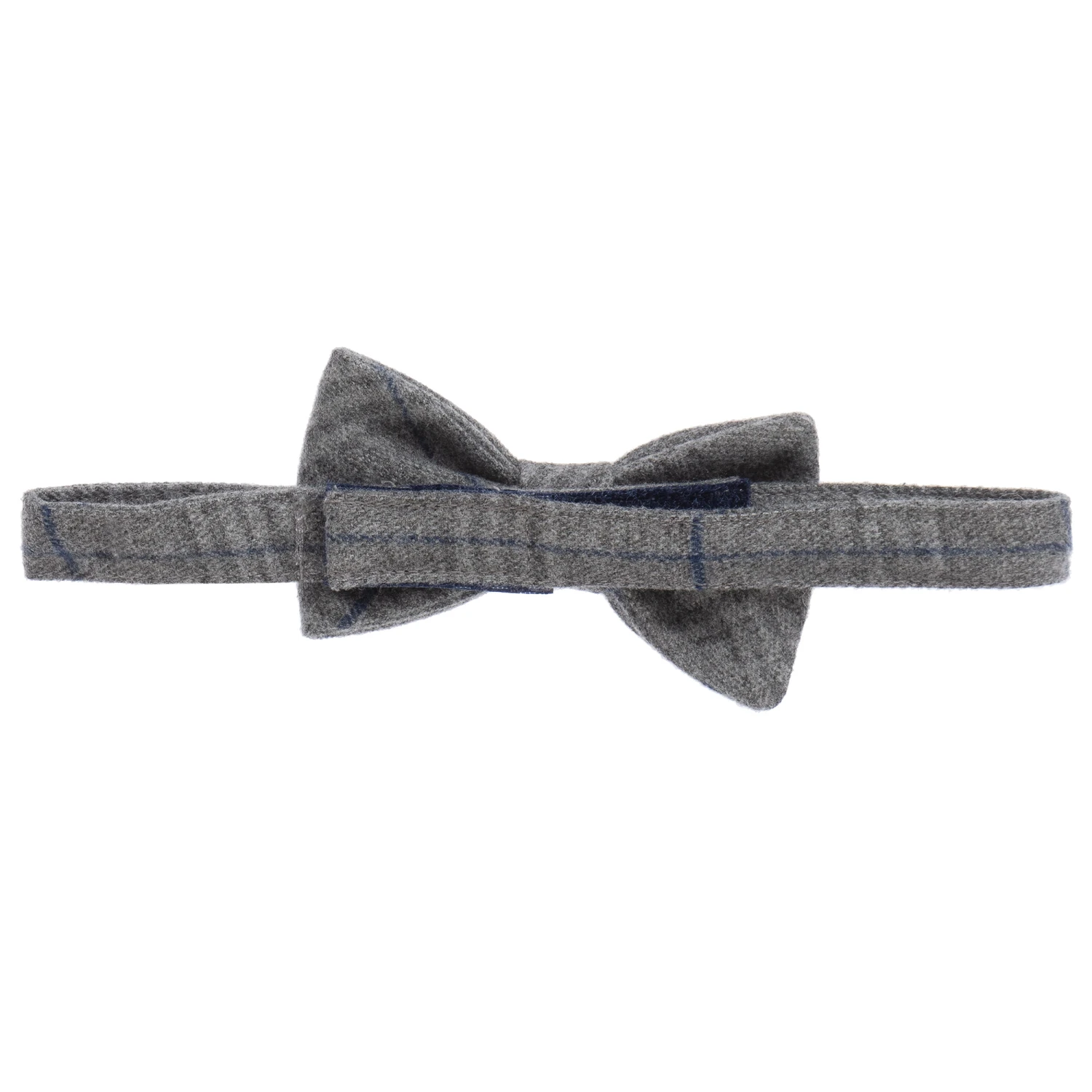 Il Gufo Boys Grey Check Bow Tie 2 Il Gufo Boys Grey Check Bow Tie - Image 2
