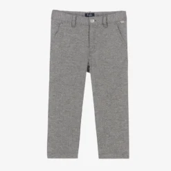Il Gufo Boys Grey Herringbone Trousers
