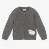 Il Gufo Boys Grey Merino Wool Cardigan