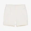 Il Gufo Boys Ivory Cotton Piqué Bermuda Shorts