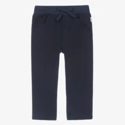 Il Gufo Boys Navy Blue Cotton Trousers