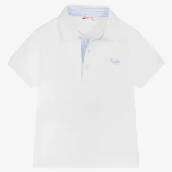 Il Gufo Boys White Cotton Polo Shirt -Outlet Little Gents Set Store il gufo boys white cotton polo shirt 505385 30e5f927958b3c97dc774c1e571e452841cbcbfe